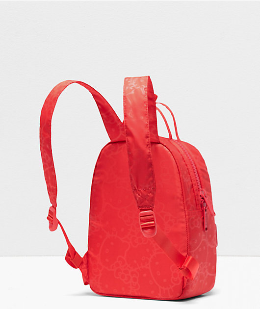 Herschel Supply Co. x Hello Kitty Nova mini mochila roja