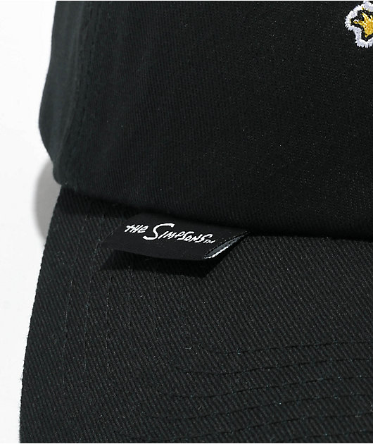 Herschel Supply Co. x The Simpsons Sylas Bart Black Strapback Hat