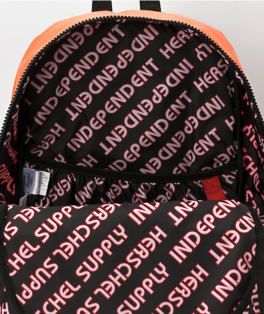 Herschel x Independent Fleet Orange Backpack | Zumiez