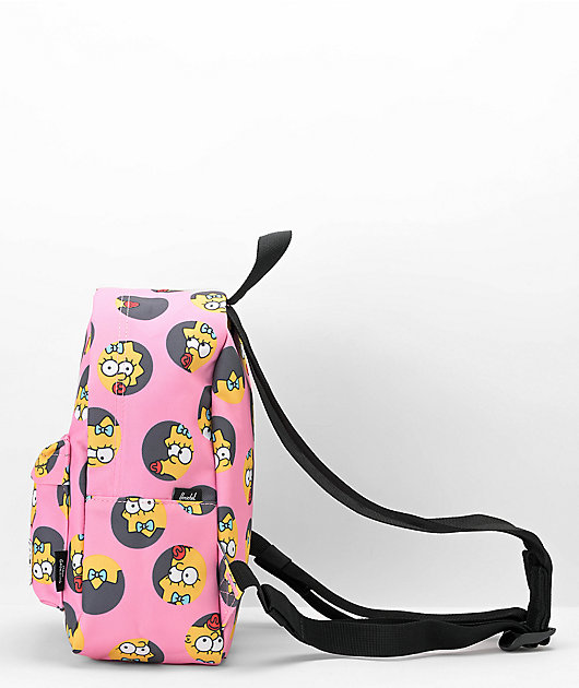 Herschel x The Simpsons Classic Maggie Simpson Mini mochila rosa