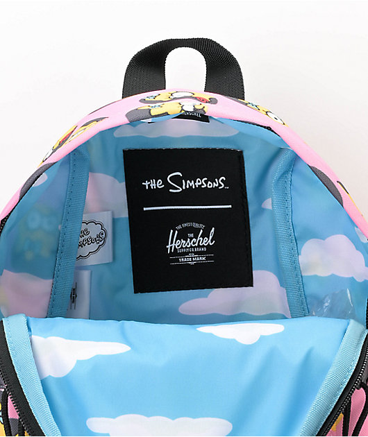 Herschel x The Simpsons Classic Maggie Simpson Pink Mini Backpack