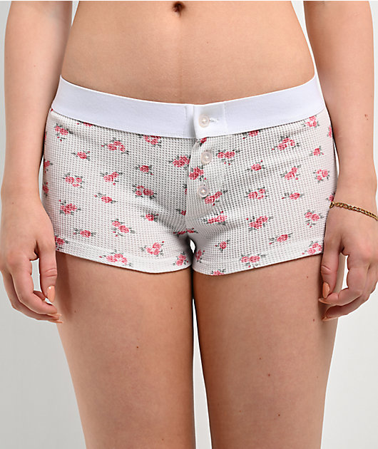 Hesperus Floral Print Thermal Boyshort Underwear