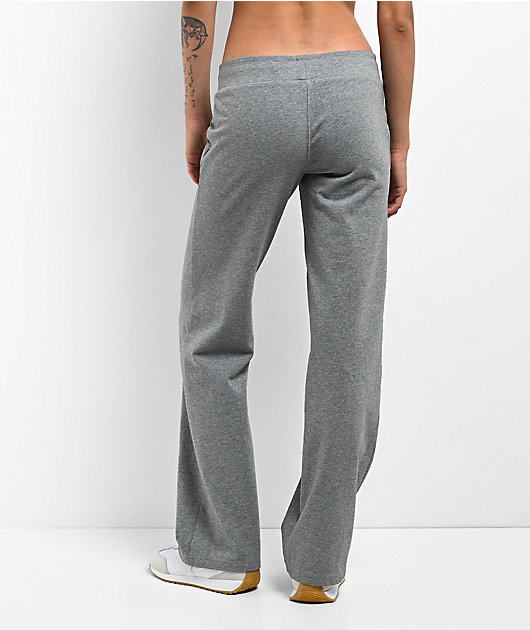Hespurus Knit Grey Wide Leg Sweatpants