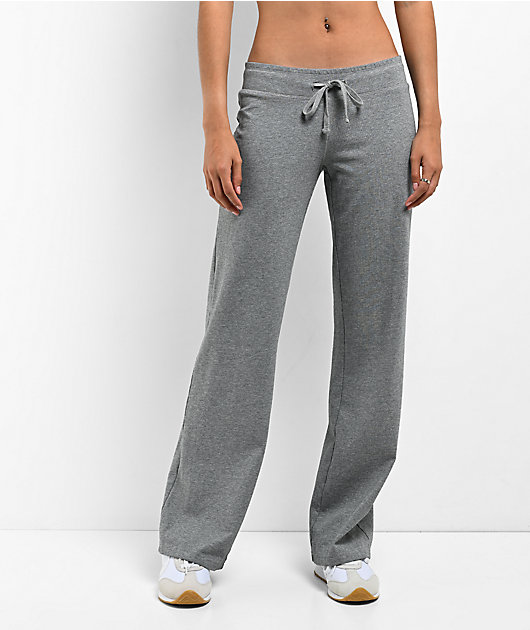 Hespurus Knit Grey Wide Leg Sweatpants