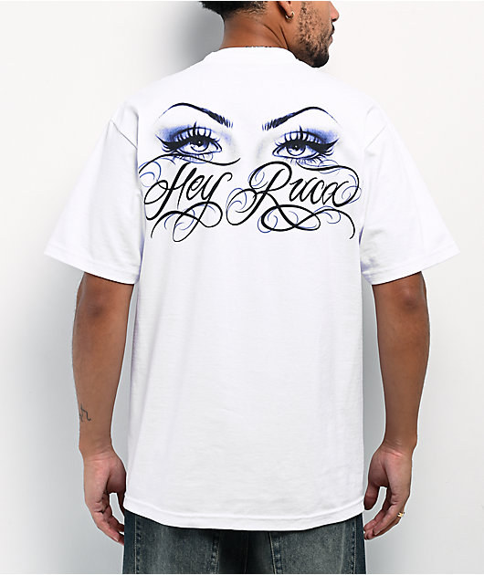 Hey Ruca For Your Eyes Only White T-Shirt