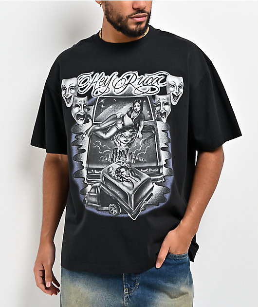 Hey Ruca Mini Truck Black T-Shirt