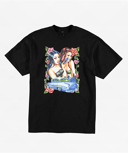Hey Ruca Slide Through Black T-Shirt