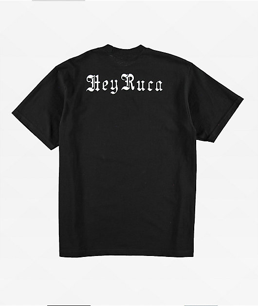 Hey Ruca Slide Through Black T-Shirt