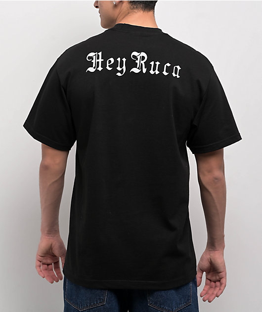 Hey Ruca Slide Through Black T-Shirt