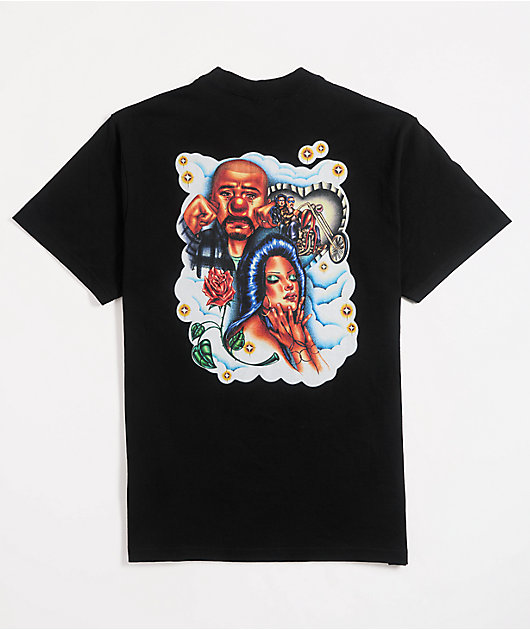 Hey Ruca Tears N Gears Black T-Shirt