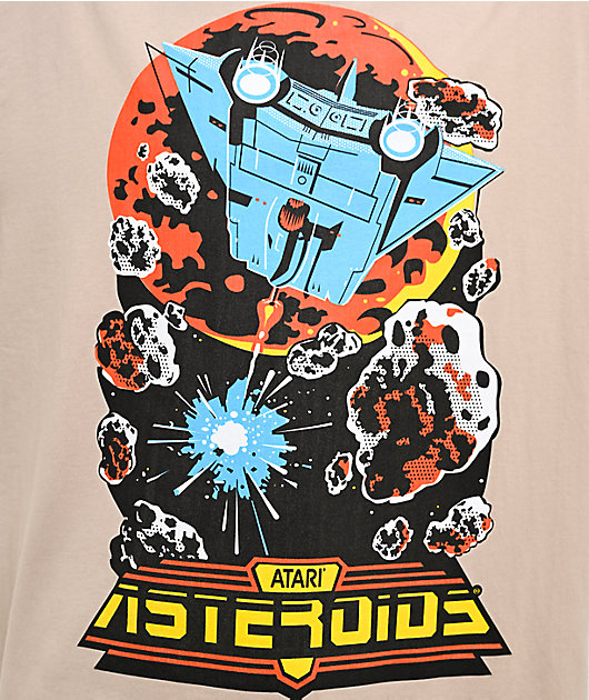 Highlight LA x Atari Blast Off Tan T-Shirt