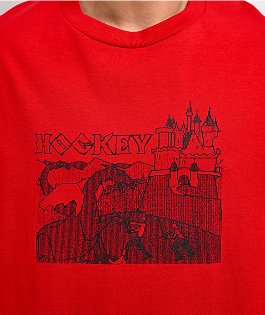 Hockey Dragon Slayer Red T-Shirt