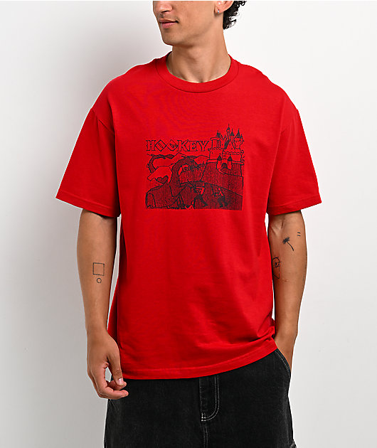 Hockey Dragon Slayer Red T-Shirt