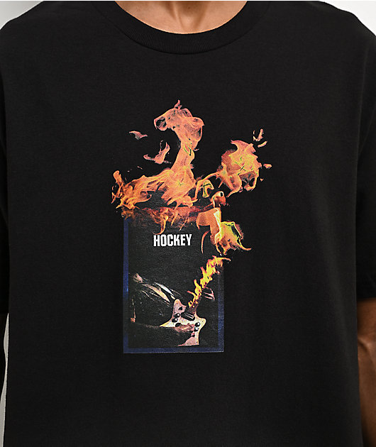 Hockey Sounds Of Spring Black T-Shirt