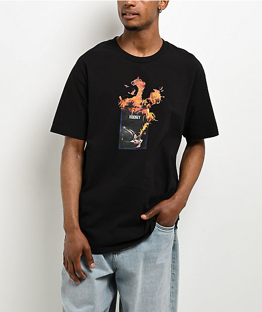 Hockey Sounds Of Spring Black T-Shirt