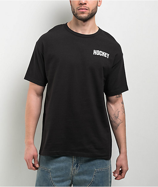 Hockey Support Black T-Shirt | Zumiez