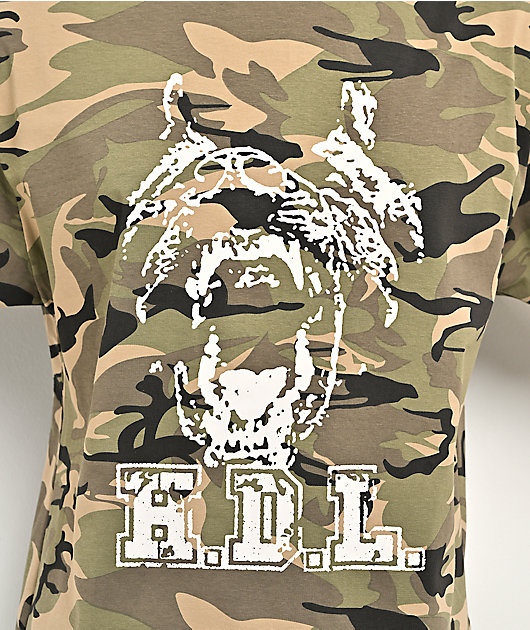 Hoddle H.D.L Bark Camo T-Shirt