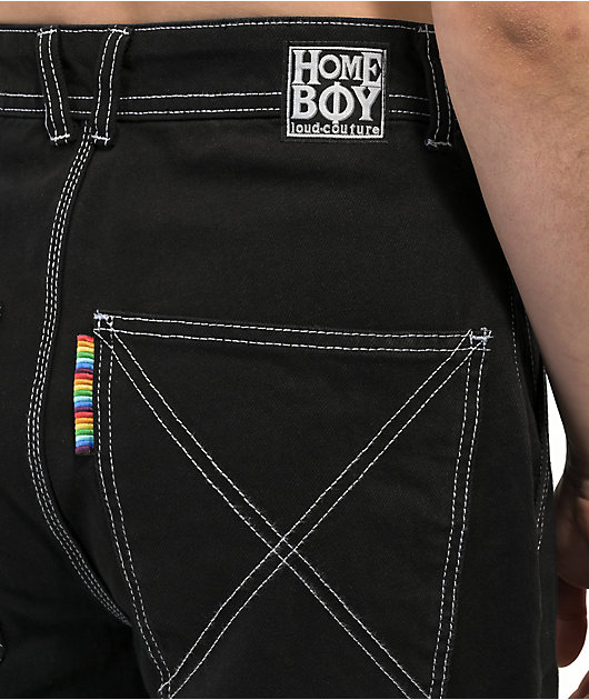 Homeboy X-Tra Black Carpenter Jeans