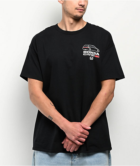 Honda 1990 Civic EF Black T-Shirt