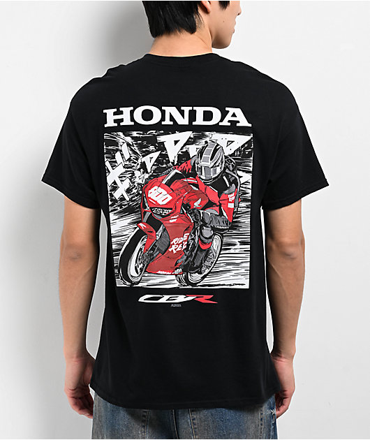 Tシャツ・カットソー HONDA MOTORCYCLE Logo Artwork Tshirt Black s-l1200.jpg