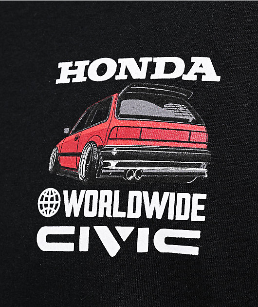 Honda Moodz Black T-Shirt | Zumiez