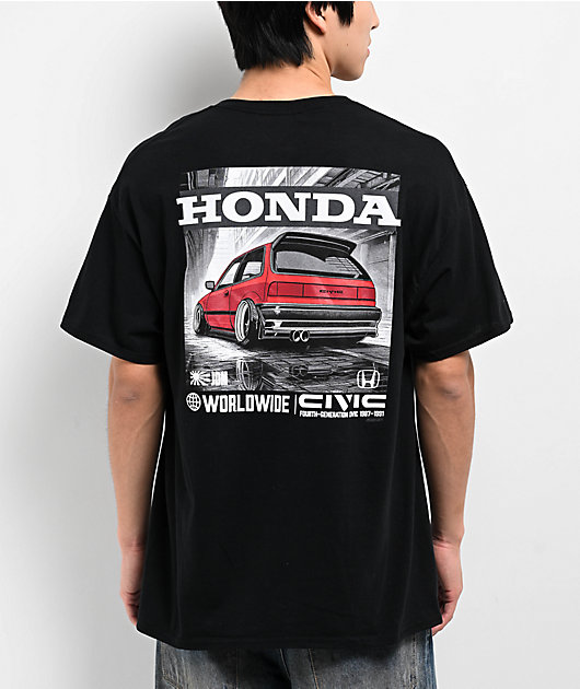 Honda Moodz Black T-Shirt | Zumiez