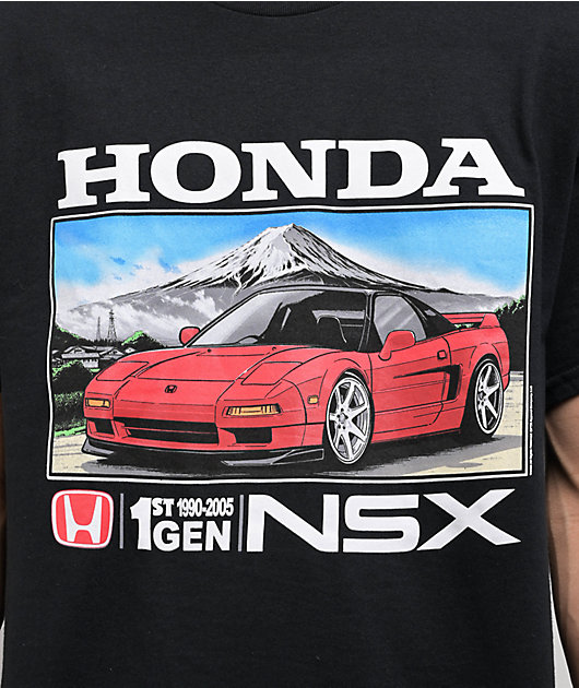 Honda NSX Mt. Fuji Black T-Shirt | Zumiez