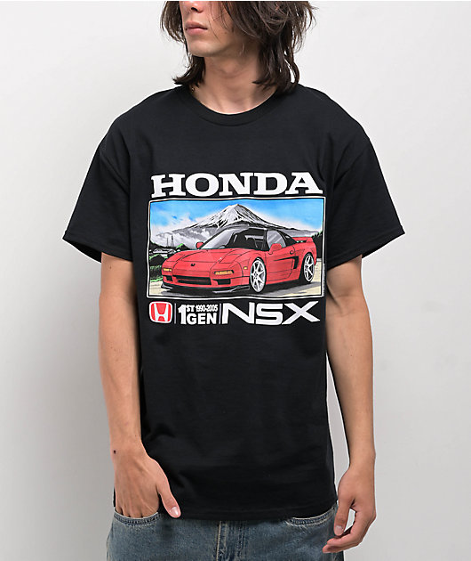 Honda NSX Mt. Fuji Black T-Shirt | Zumiez