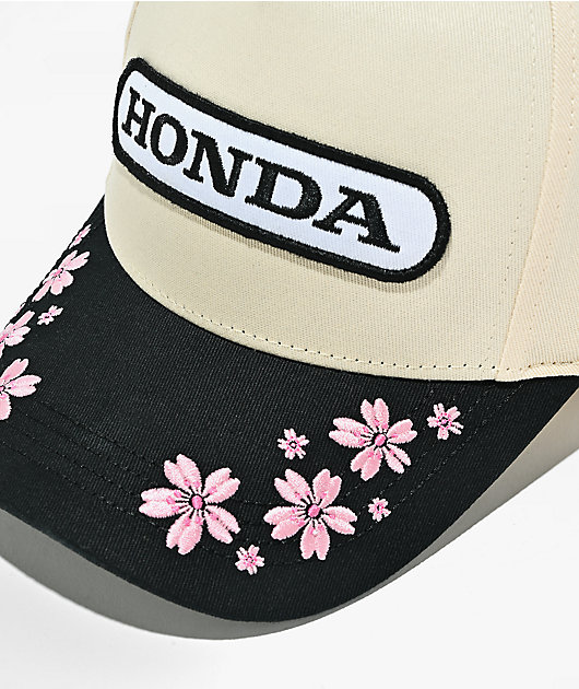 Honda Sakura Natural & Black Snapback Hat