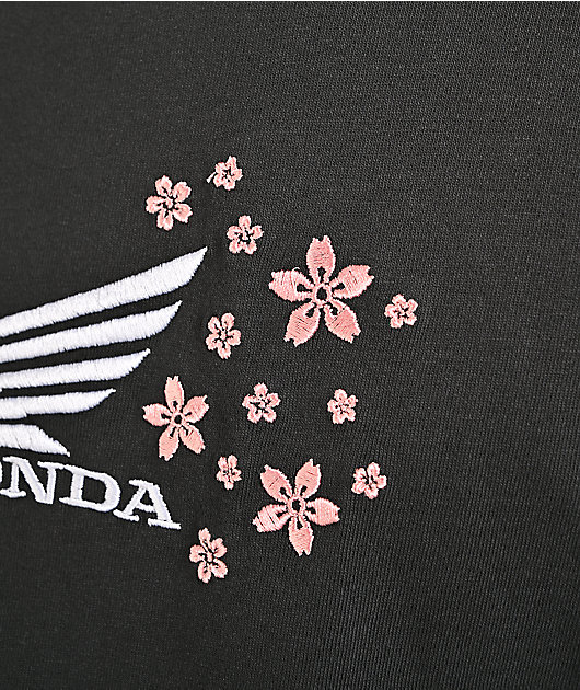 Honda Sakura Wing Charcoal T-Shirt