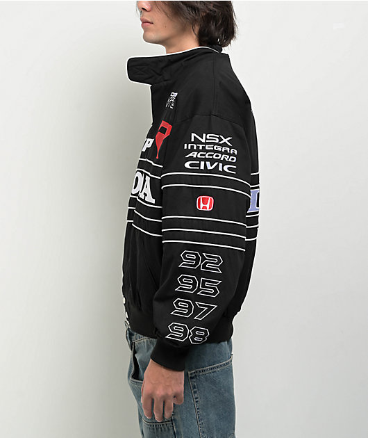 Honda Tribute Black Racing Jacket | Zumiez