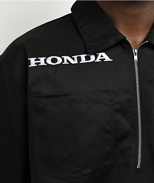 Honda Type R Black Quarter Zip Work Shirt