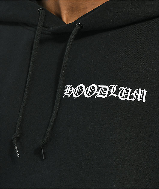 Hoodlum by Darby Allin Spine Black Hoodie