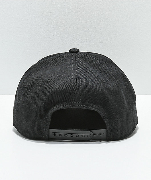 Hoonigan Bracket X Black & Black Snapback Hat