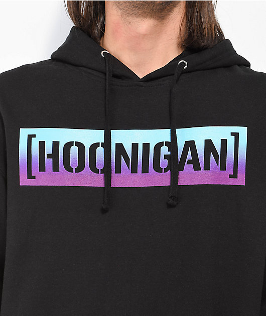 Hoonigan Censor Bar Kill All Tires Black & Purple Hoodie
