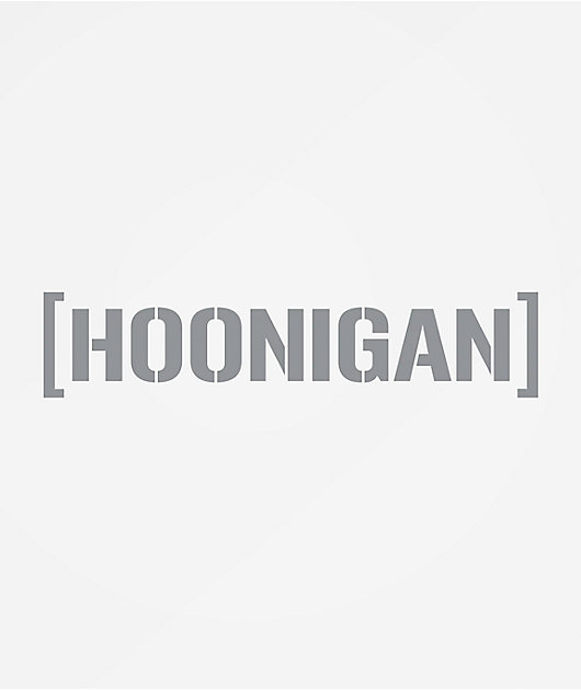 Hoonigan Censor Bar Silver Small Die Cut Sticker Zumiez Ca