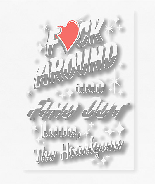 Hoonigan FAFO V2 Sticker