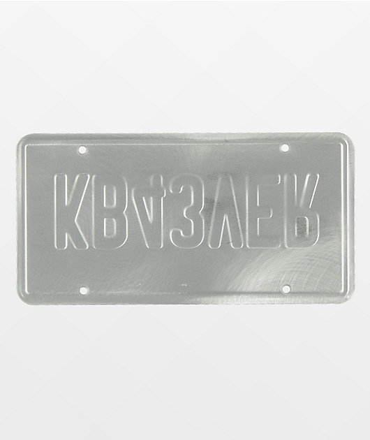 Hoonigan KB43VER Gymkhana 7 Black License Plate | Zumiez