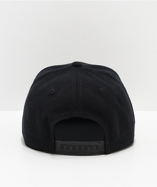 Black Snapback Hat
