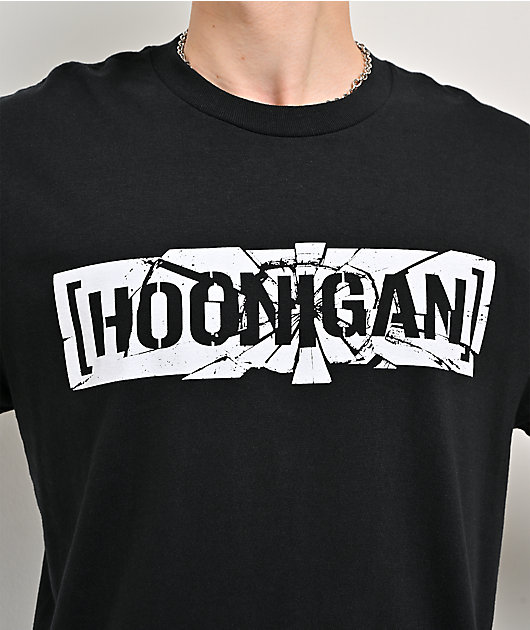 Hoonigan Shattered Bar Black T-Shirt