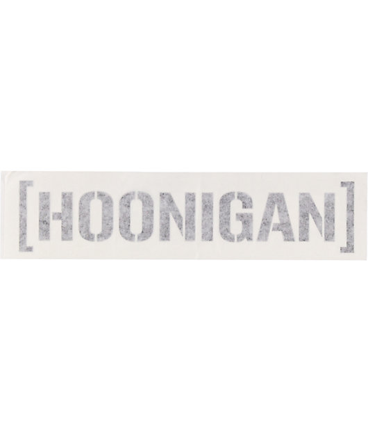 Hoonigan Small Die Cut Sticker