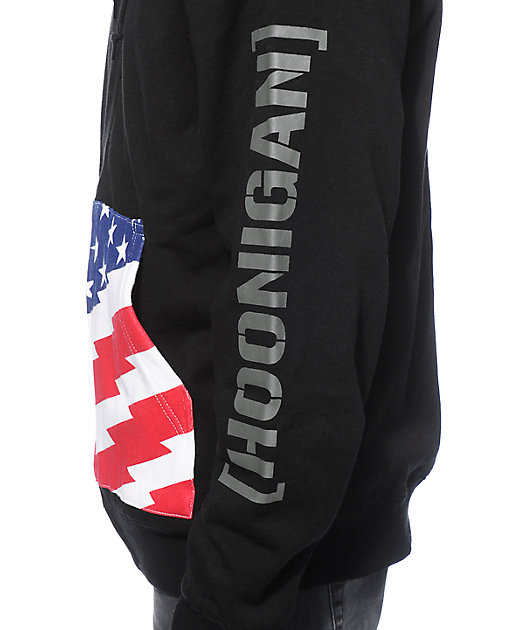 hoonigan flag hoodie