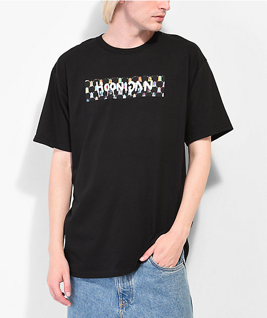 Hoonigan x Trouble Andrew Monogram C-Bar Black T-Shirt