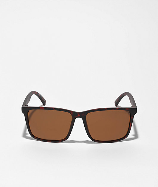 Hopper Tortoise & Brown Polarized Square Sunglasses