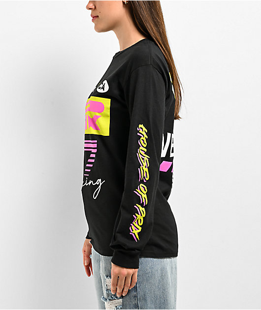 【2plan】Colette Printing Over Long Sleeve T-shirt House of PRIX Max Velocity Black Long Sleeve T-Shirt | Zumiez