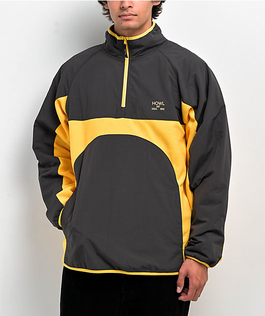 Howl Fleece Yellow Anorak Jacket