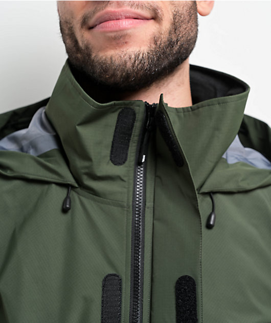 スノーボード HOWL SHELL JACKET 23-24 Howl Shell Army 10K Snowboard Jacket | Zumiez