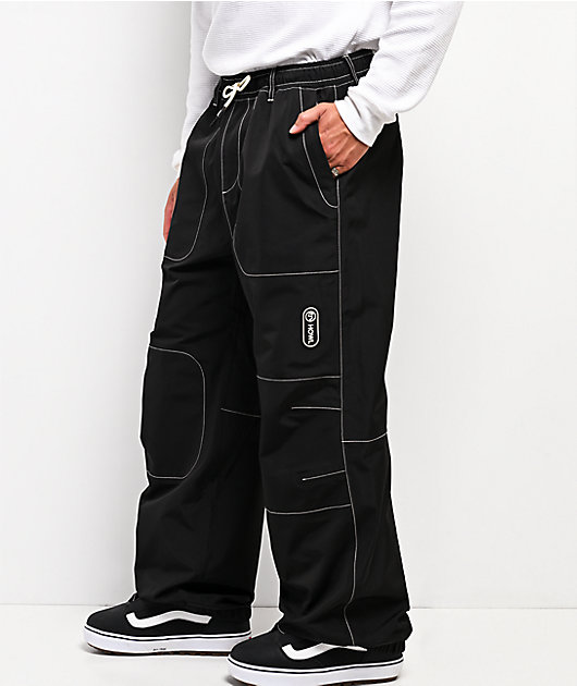 Howl x Public Black 15K Snowboard Pants | Zumiez