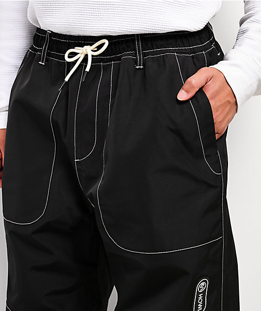 Howl x Public Black 15K Snowboard Pants | Zumiez