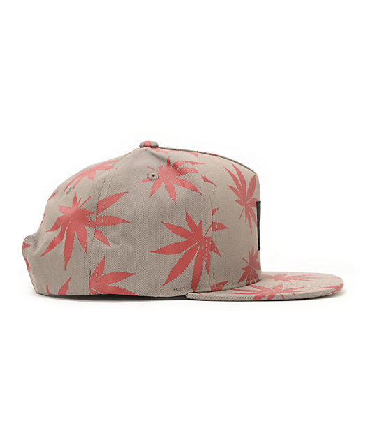Huf Plantlife Grey & Snapback Hat | Zumiez